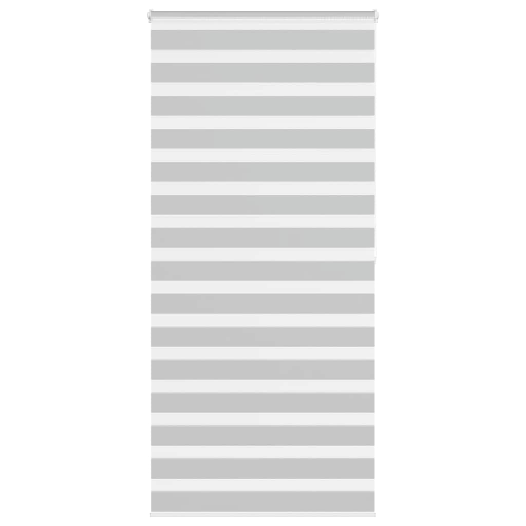 Store enrouleur double Gris clair 110x200 cm Largeur du tissu 105,9 cm Polyester