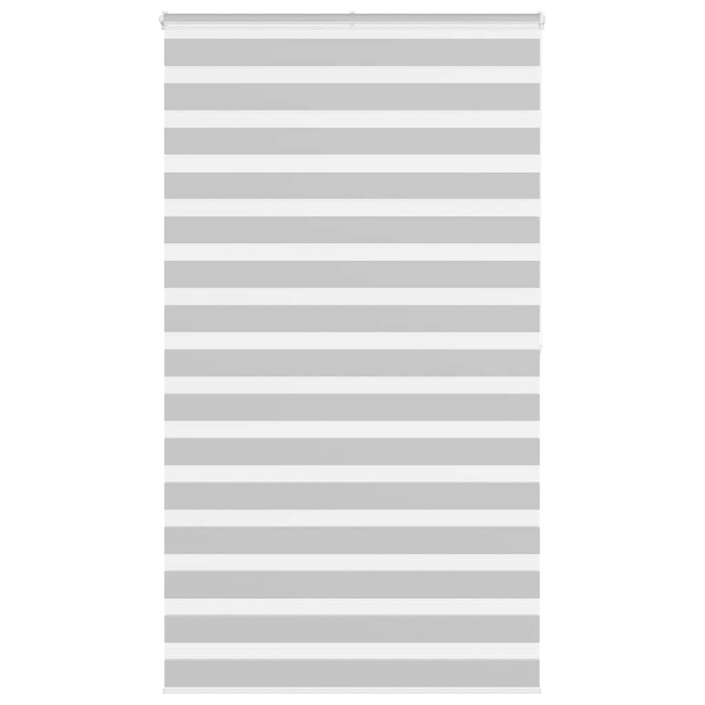 Dual Roller Blind Light Grey 130x200 cm Fabric width 125.9 cm Polyester