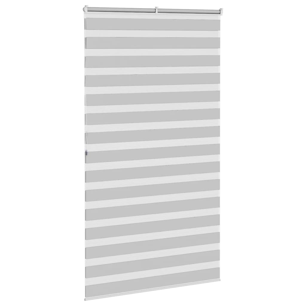 Dual Roller Blind Light Grey 130x200 cm Fabric width 125.9 cm Polyester