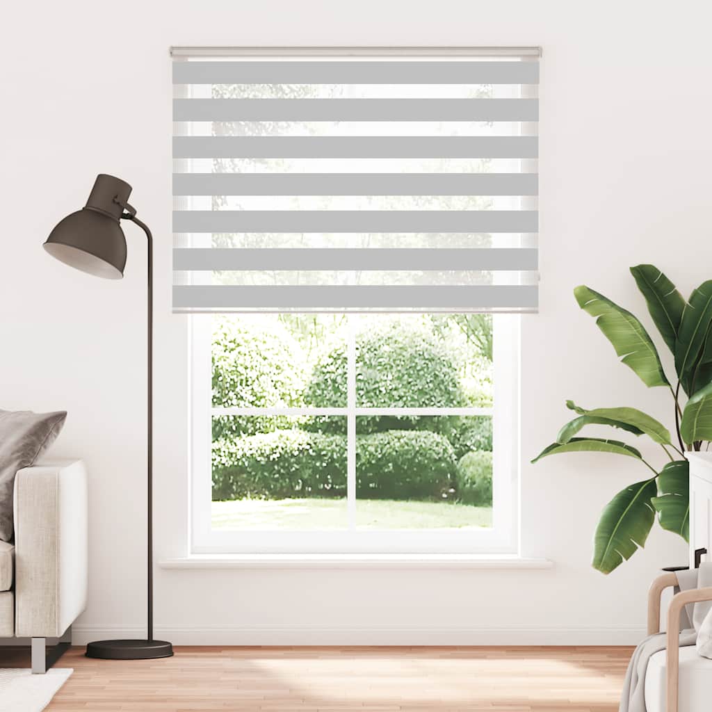 Store double gris clair 155x200 cm largeur du tissu 150,9 cm polyester