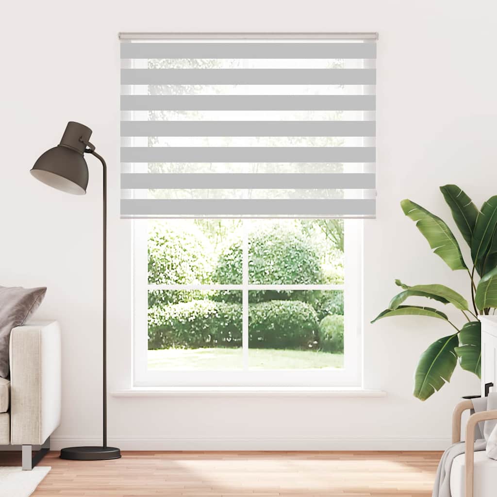 Store double gris clair 160x200 cm Largeur du tissu 155,9 cm Polyester