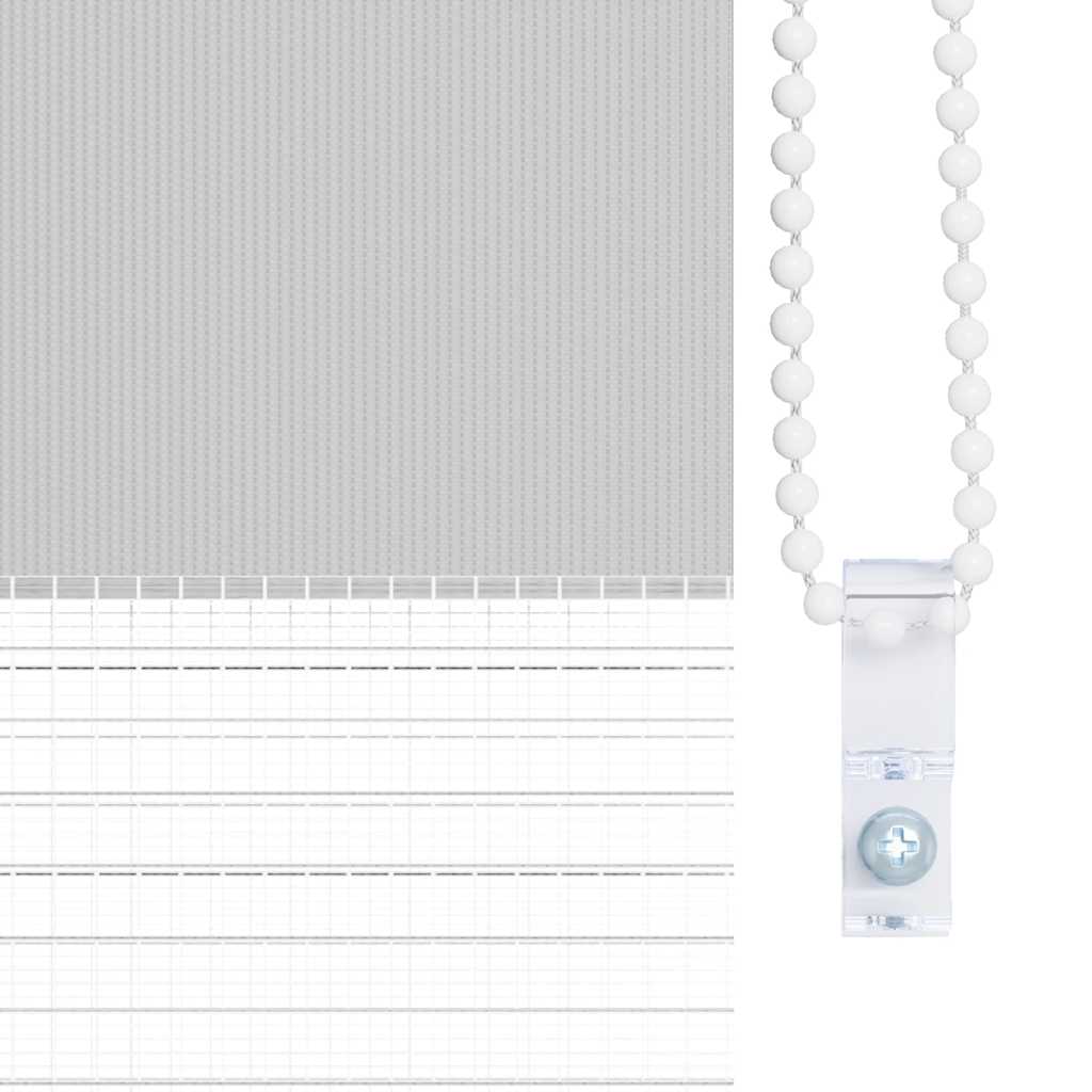 Store jour/nuit gris clair 85x230 cm largeur du tissu 80,9 cm polyester