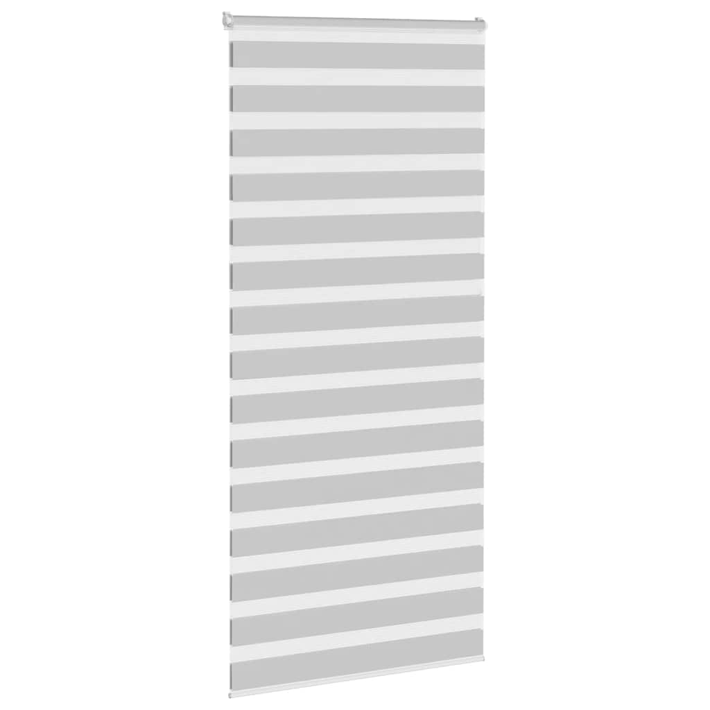 Store enrouleur double Gris clair 95x230 cm Largeur du tissu 90,9 cm Polyester