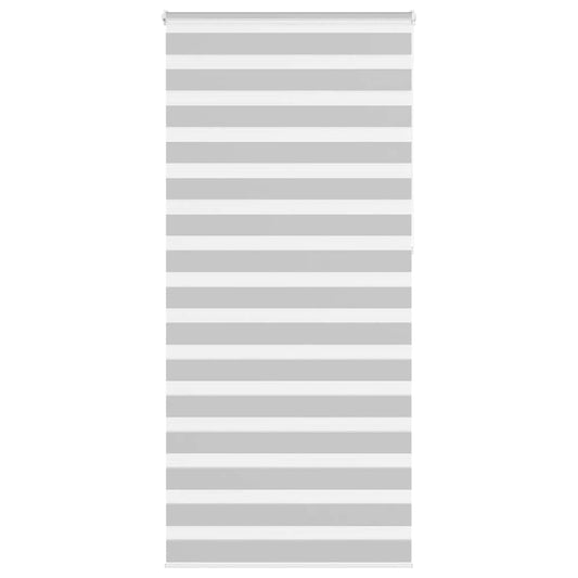 Dual Roller Blind Light Grey 105x230 cm Fabric Width 100.9 cm Polyester