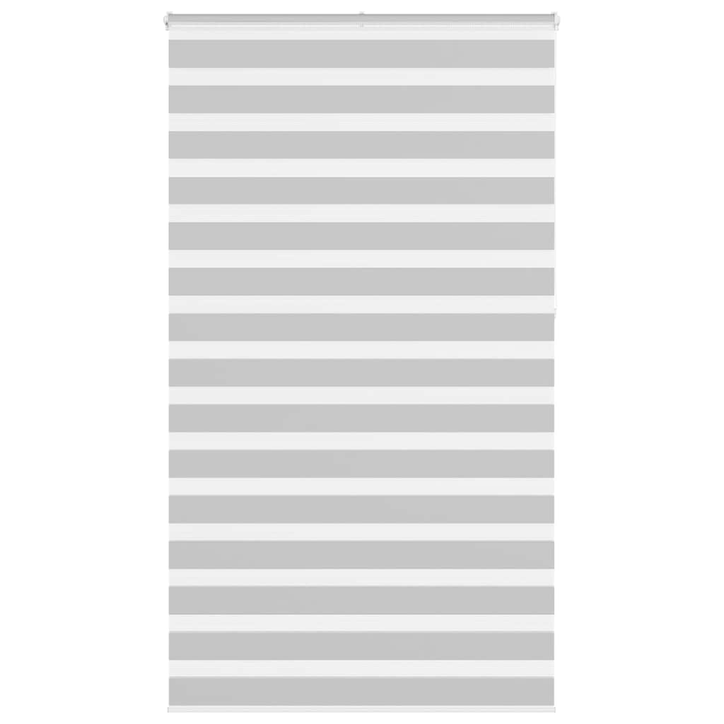 Doppelrollo Hellgrau 130x230 cm Stoffbreite 125,9 cm Polyester