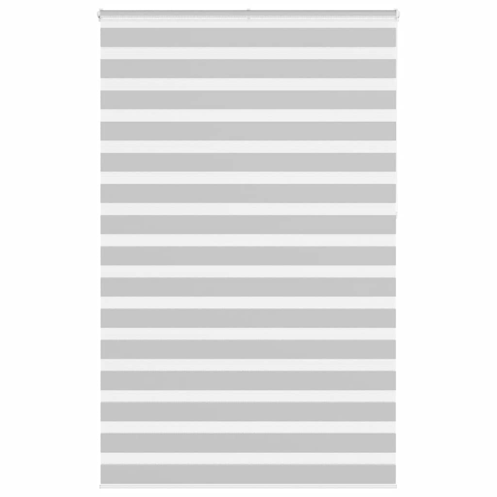 Store enrouleur double gris clair 140x230 cm largeur du tissu 135,9 cm polyester