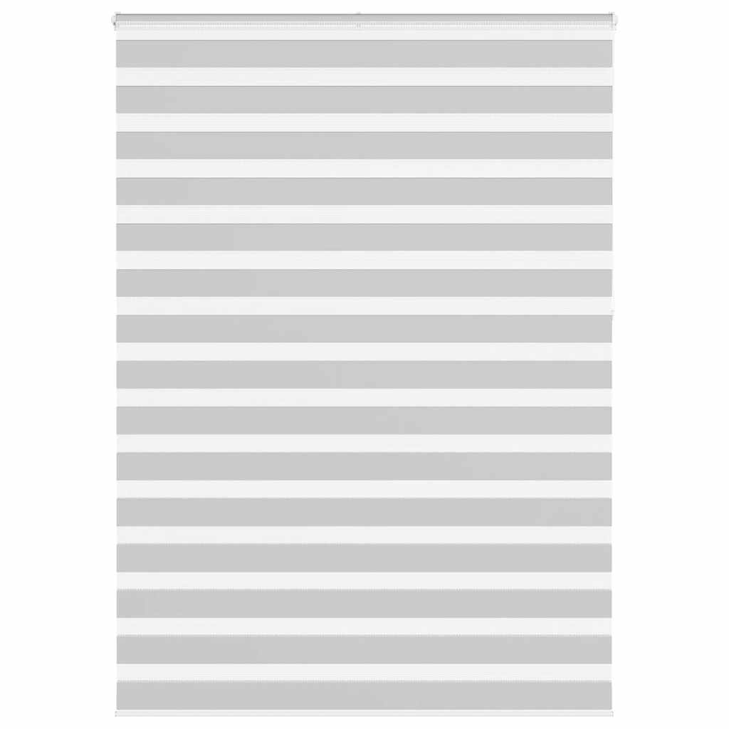 Doppelrollo Hellgrau 155x230 cm Stoffbreite 150,9 cm Polyester
