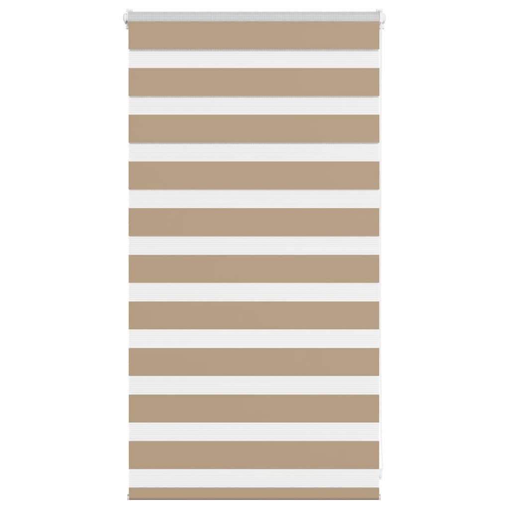 Store duo marron sable 75x100 cm Largeur tissu 70,9 cm Polyester