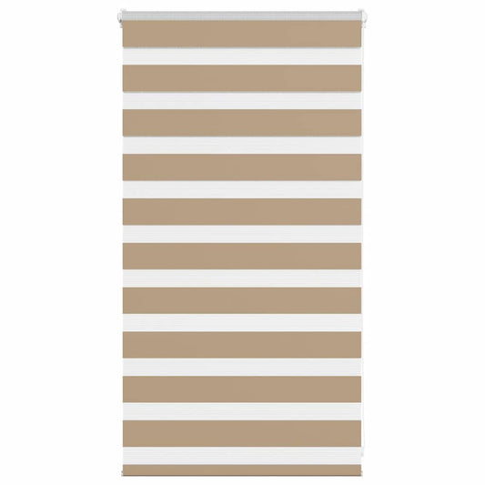 Store duo marron sable 75x100 cm Largeur tissu 70,9 cm Polyester