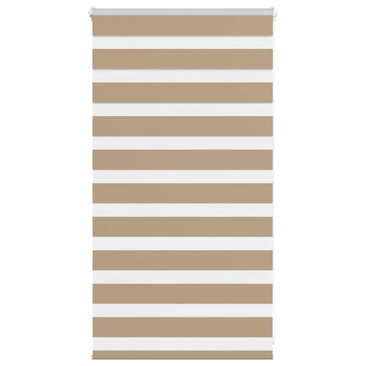 Store jour/nuit marron sable 90x100 cm Largeur tissu 85,9 cm Polyester