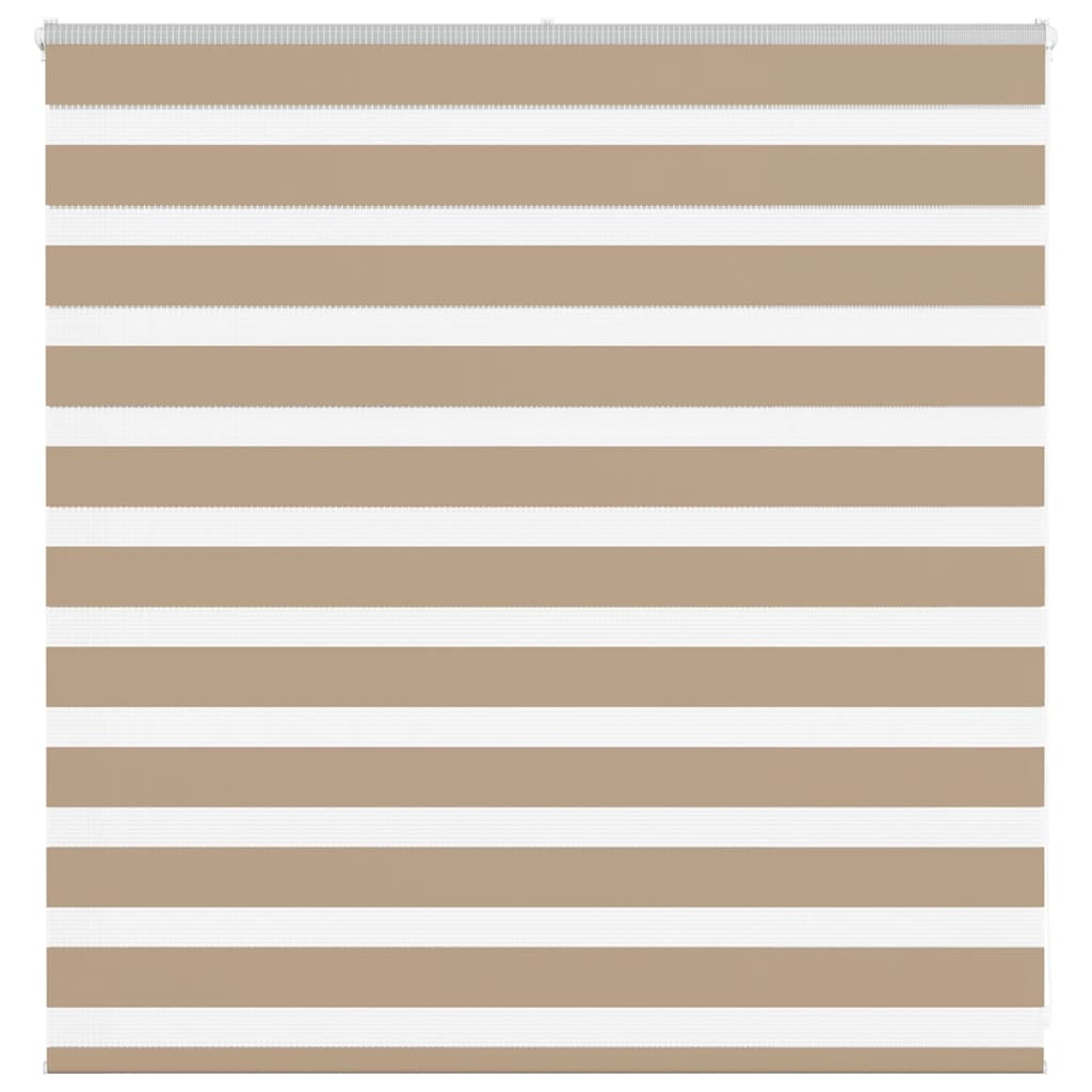 Double Roller Blind Sand Brown 145x100 cm Fabric width 140.9 cm Polyester