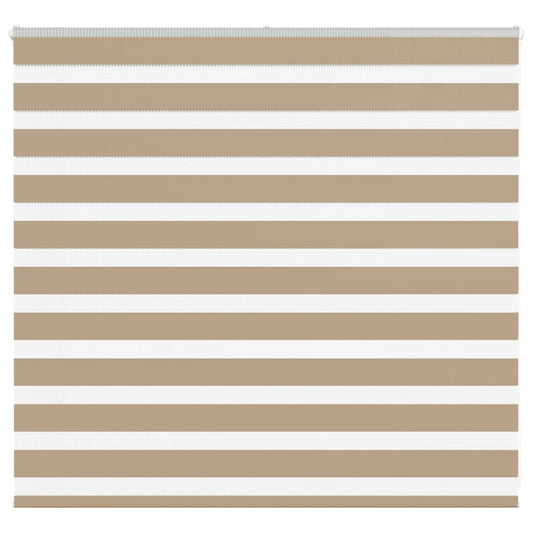 Double Roller Blind Sand Brown 155x100 cm Fabric Width 150.9 cm Polyester