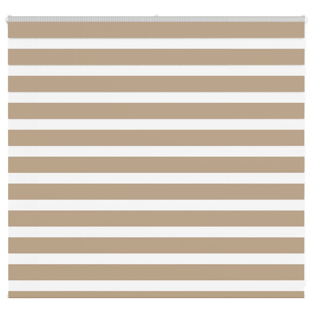 Double Roller Blind Sand Brown 160x100 cm Fabric Width 155.9 cm Polyester