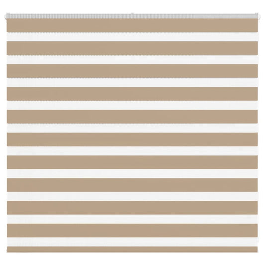 Double roller blind sand brown 165x100 cm fabric width 160.9 cm polyester