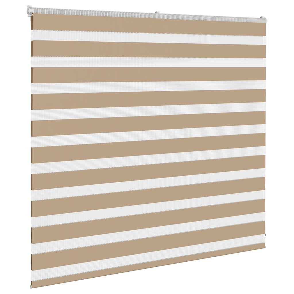 Doppelrollo Sandbraun 165x100 cm Stoffbreite 160,9 cm Polyester