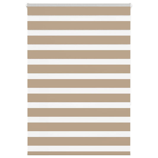 Double Roller Blind Sand Brown 110x150 cm Fabric width 105.9 cm Polyester