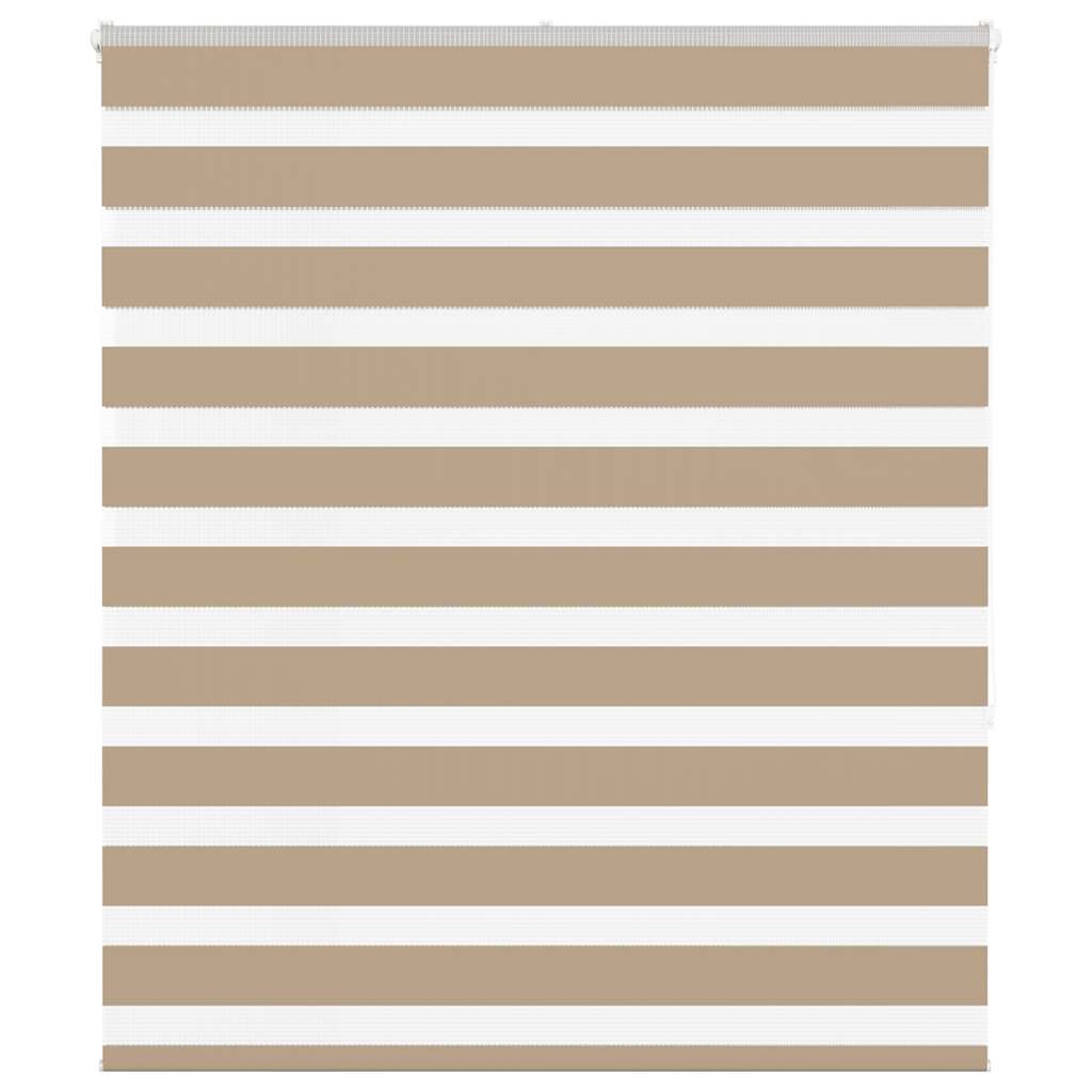 Double store enrouleur Jour/Nuit sable 120x150 cm Largeur du tissu 115,9 cm Polyester