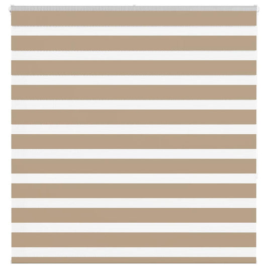 Dual Roller Blind Sand Brown 145x150 cm Fabric width 140.9 cm Polyester