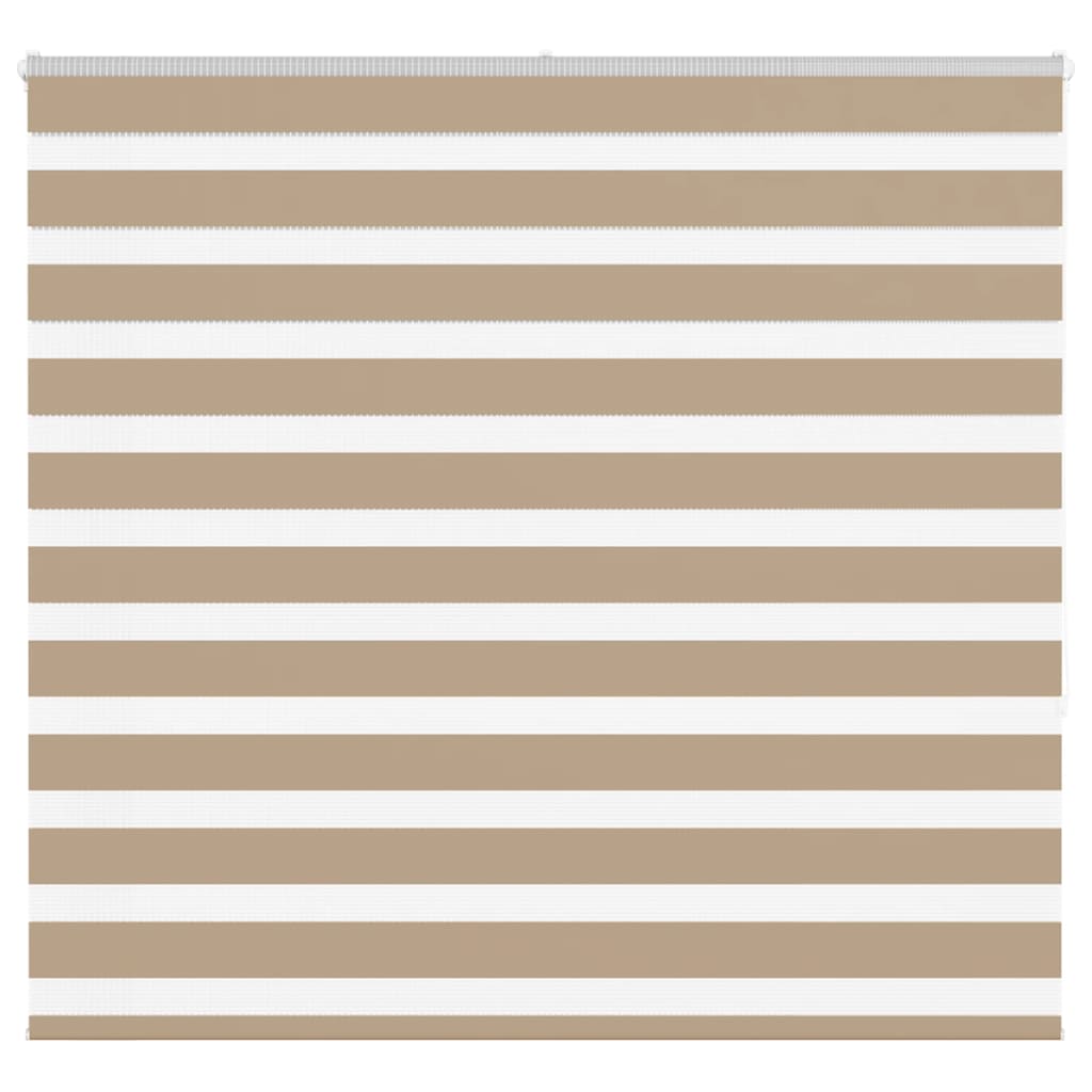 Store enrouleur jour/nuit marron sable 160x150 cm largeur du tissu 155,9 cm polyester