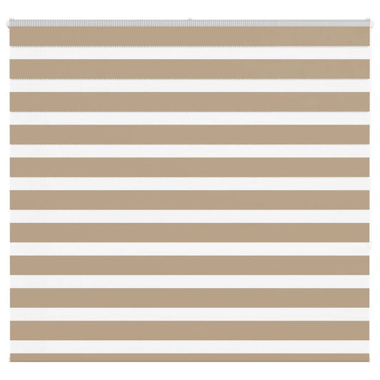 Store enrouleur jour/nuit marron sable 165x150 cm Largeur tissu 160,9 cm Polyester