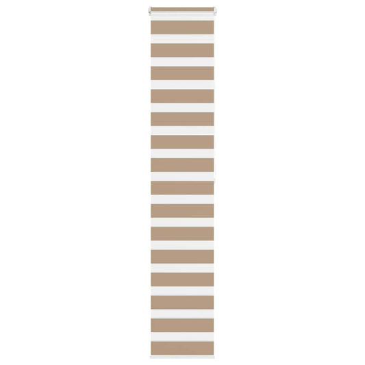 Day/Night Roller Blind Sand Brown 40x200 cm Fabric Width 35.9 cm Polyester