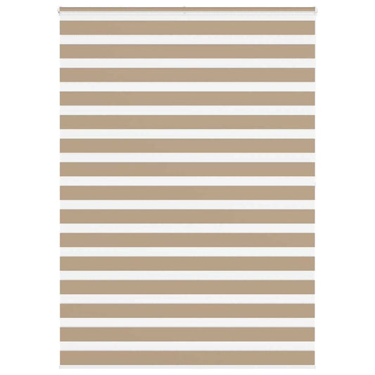 Dual Roller Blind Sand Brown 155x200 cm Fabric Width 150.9 cm Polyester