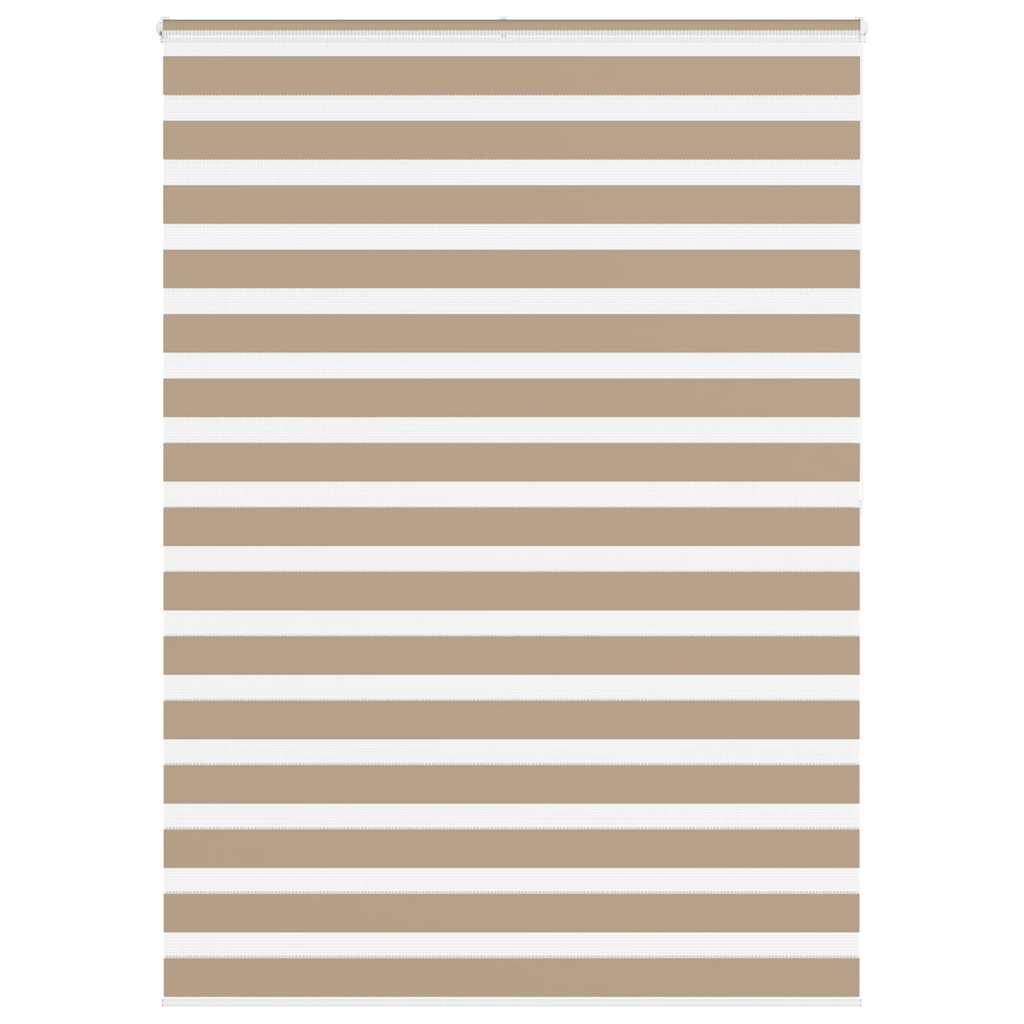 Store double enrouleur brun sable 165x200 cm largeur tissu 160,9 cm Polyester
