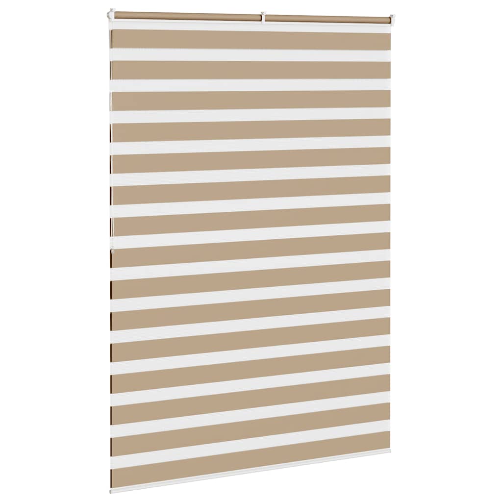 Store double enrouleur brun sable 165x200 cm largeur tissu 160,9 cm Polyester