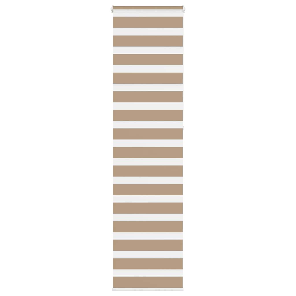 Store Jour Nuit brun sable 60x230 cm largeur du tissu 55,9 cm polyester