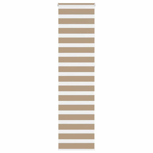 Store jour nuit marron sable 65x230 cm largeur du tissu 60,9 cm polyester