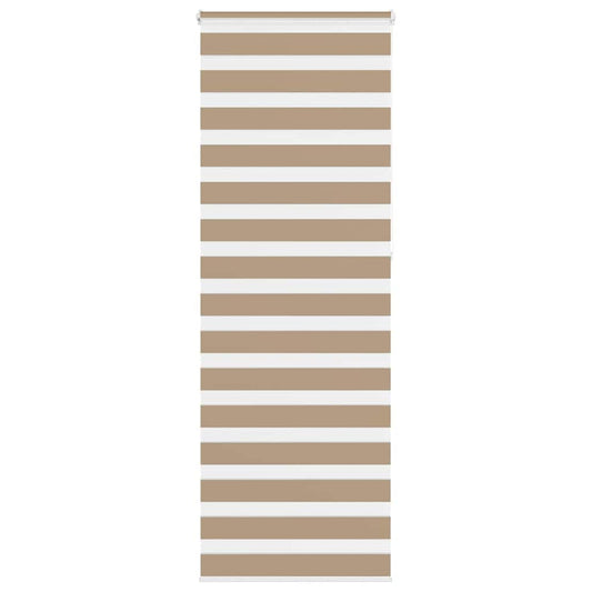 Dual Roller Blind Sand Brown 75x230 cm Fabric Width 70.9 cm Polyester
