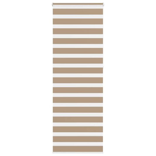 Double Roller Blind Sand Brown 85x230 cm Fabric Width 80.9 cm Polyester