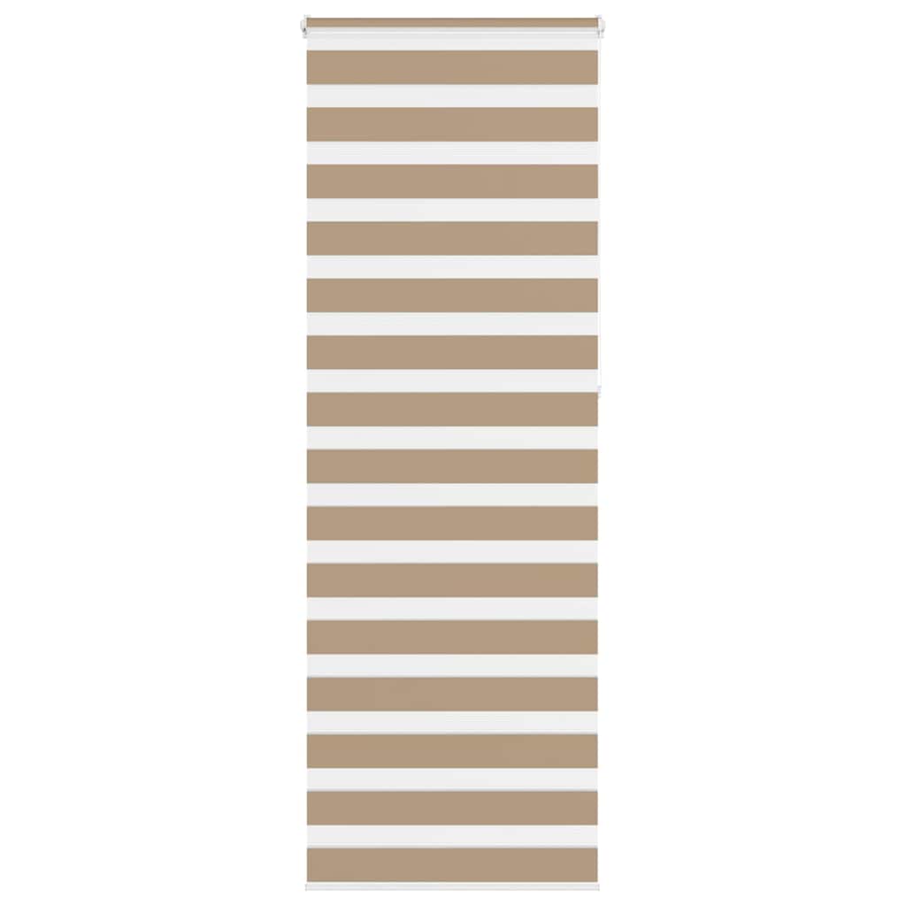 Store duo marron sable 90x230 cm largeur du tissu 85,9 cm polyester