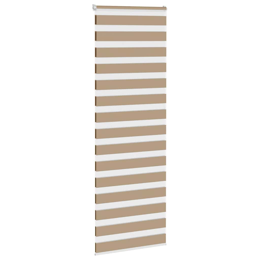 Store duo marron sable 90x230 cm largeur du tissu 85,9 cm polyester