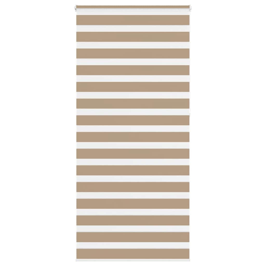 Store duo marron sable 95x230 cm largeur du tissu 90,9 cm polyester