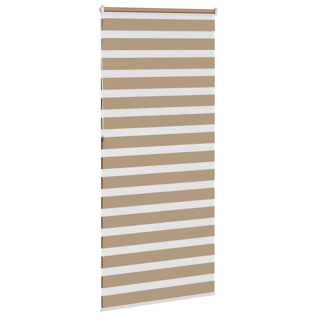 Store duo marron sable 95x230 cm largeur du tissu 90,9 cm polyester