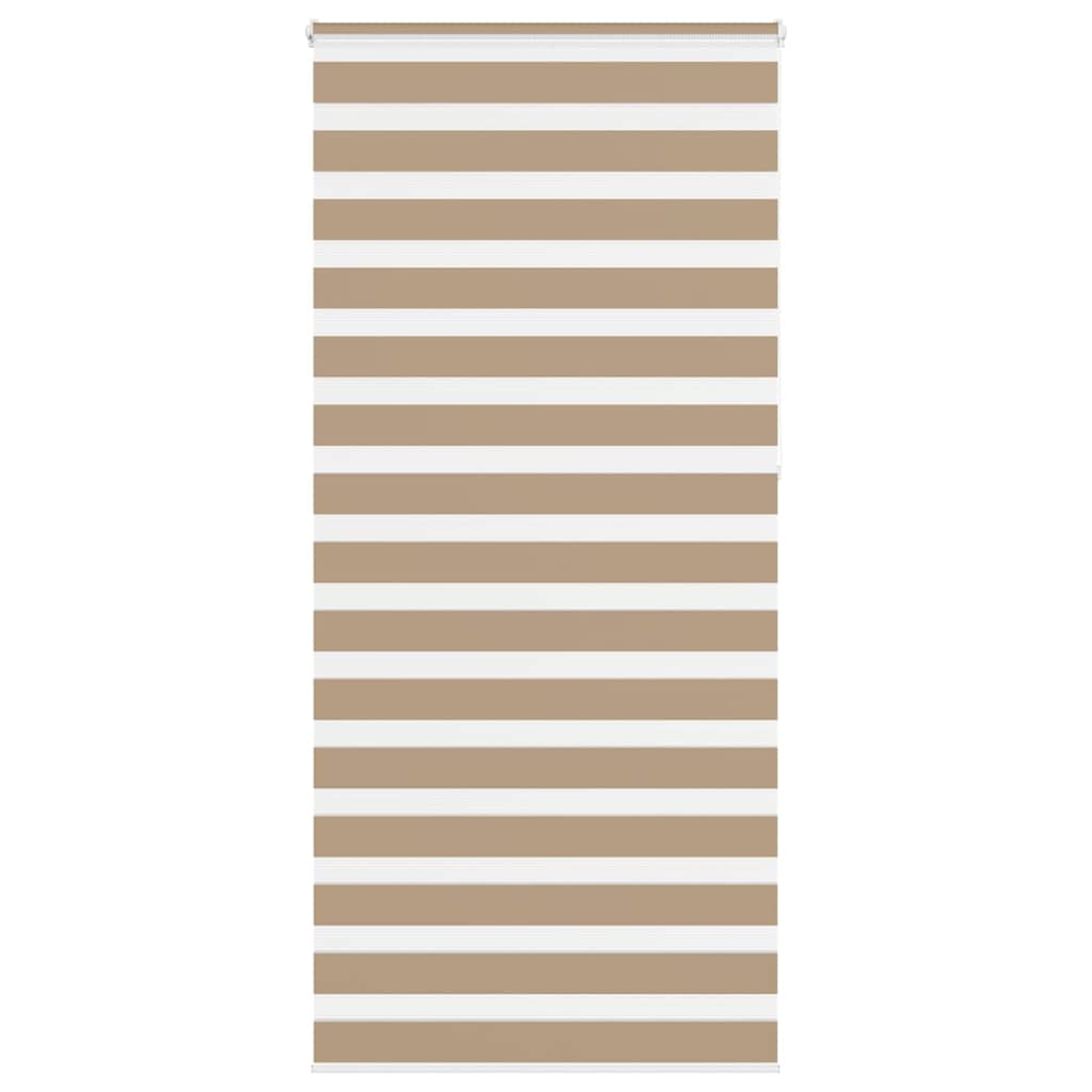 Store double brun sable 100x230 cm largeur tissu 95,9 cm polyester