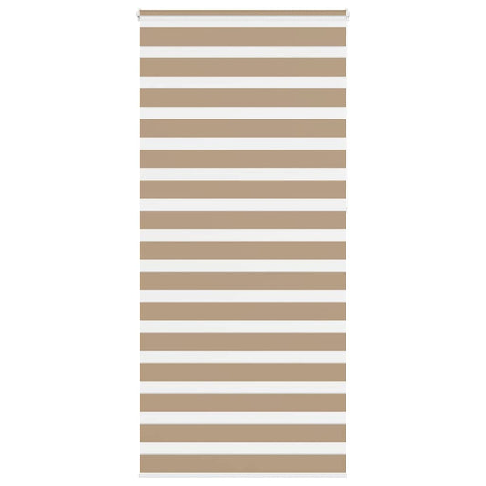 Store jour/nuit marron sable 105x230 cm largeur de tissu 100,9 cm polyester