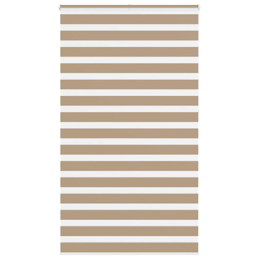 Double Roller Blind Sand Brown 120x230 cm Fabric Width 115.9 cm Polyester