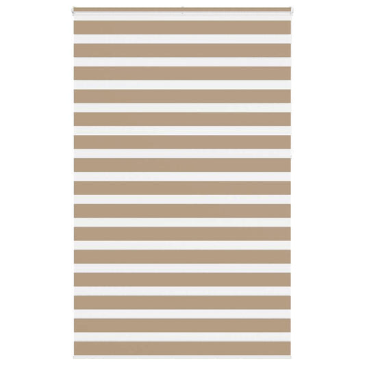 Doppelrollo Sandbraun 145x230 cm Stoffbreite 140,9 cm Polyester