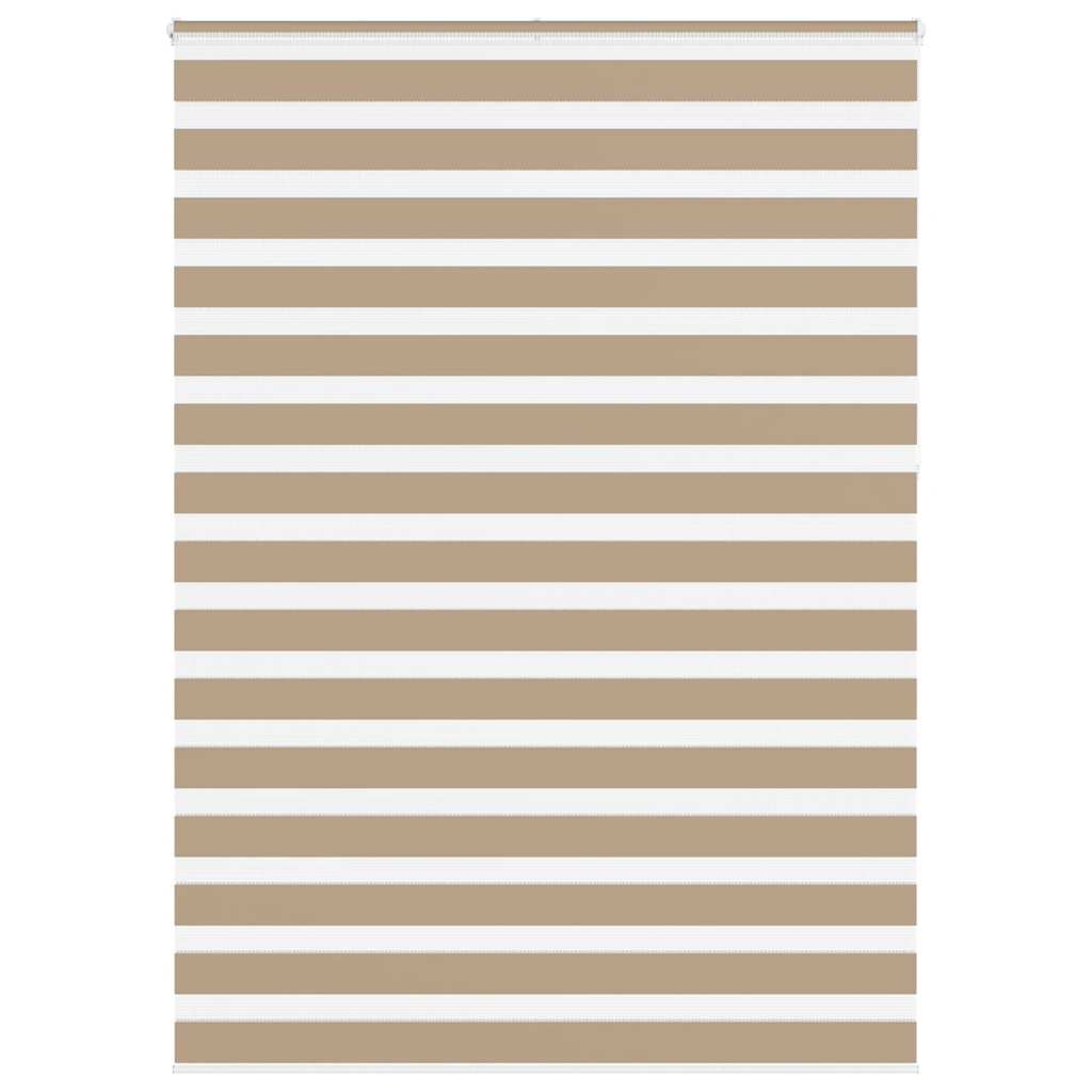 Double Roller Blind Sand Brown 160x230 cm Fabric Width 155.9 cm Polyester