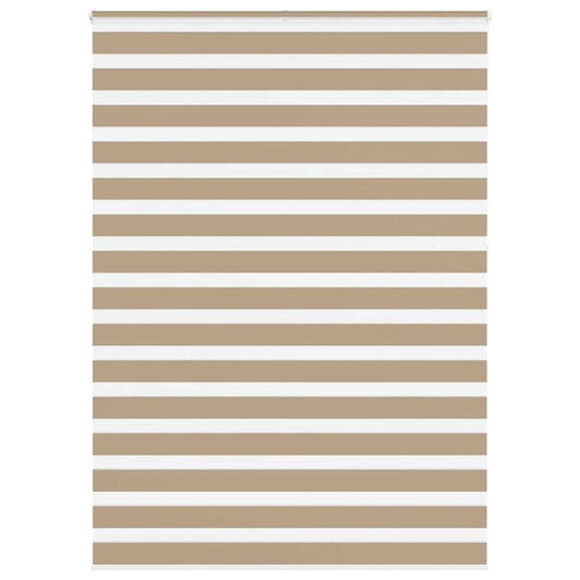 Double Roller Blind Sand Brown 160x230 cm Fabric Width 155.9 cm Polyester