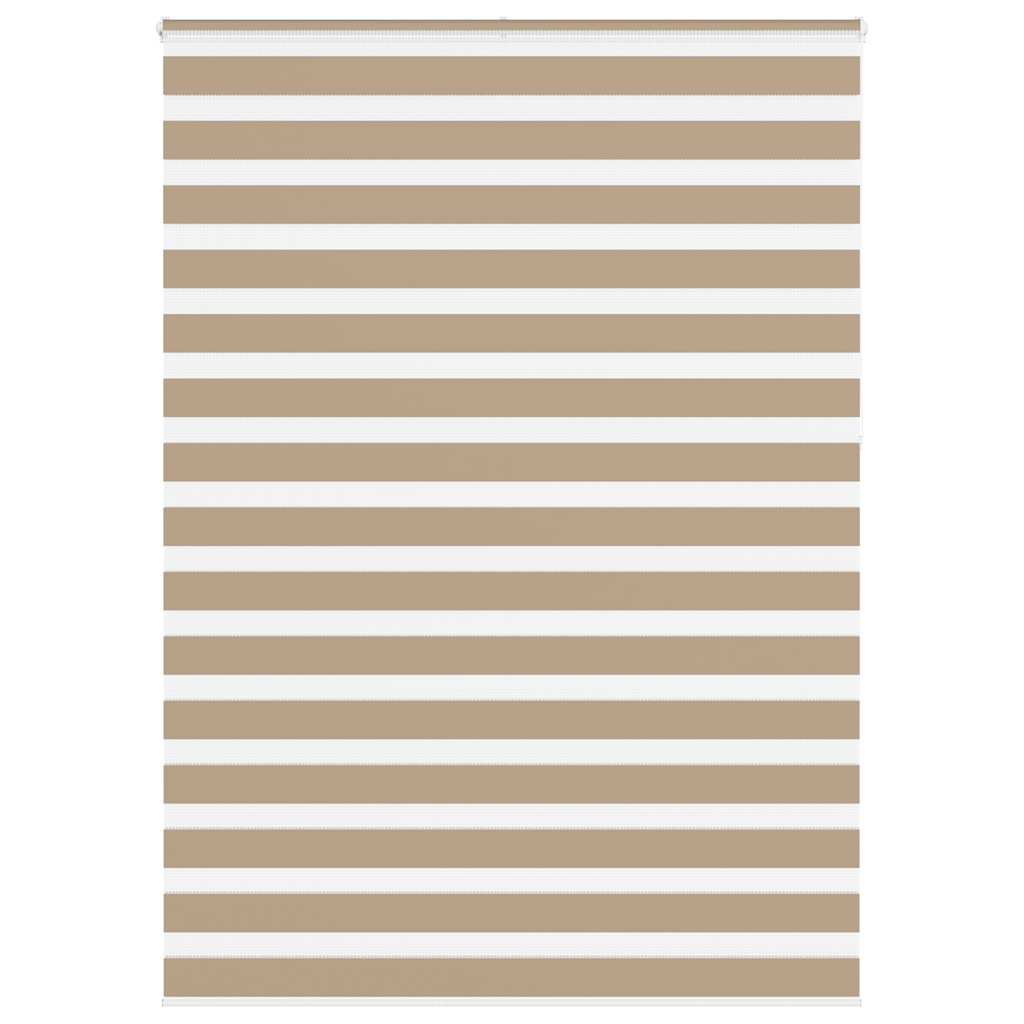 Double Roller Blind Sand Brown 165x230 cm Fabric Width 160.9 cm Polyester