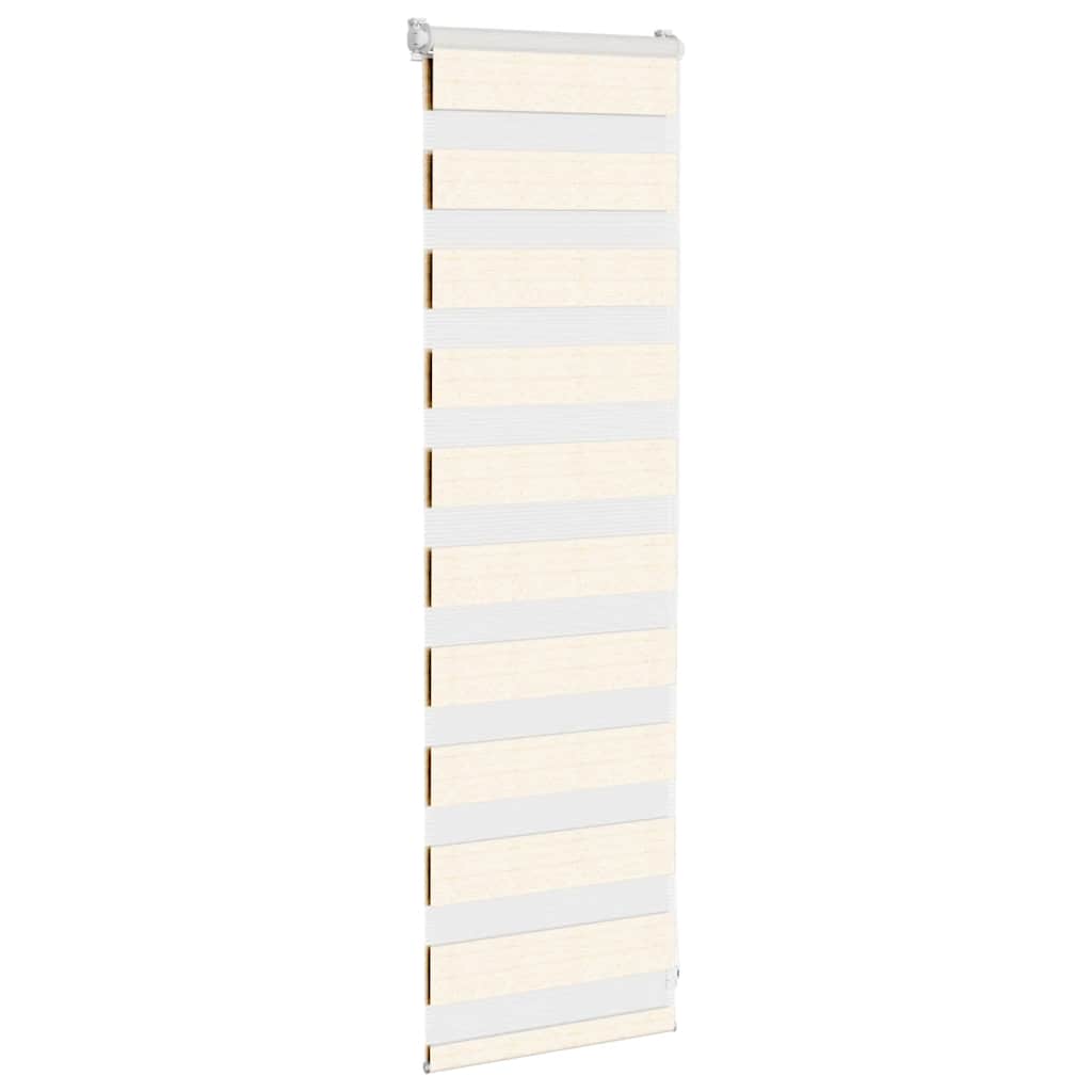 Store enrouleur duo beige marbre 50x100 cm Largeur du tissu 45,9 cm Polyester