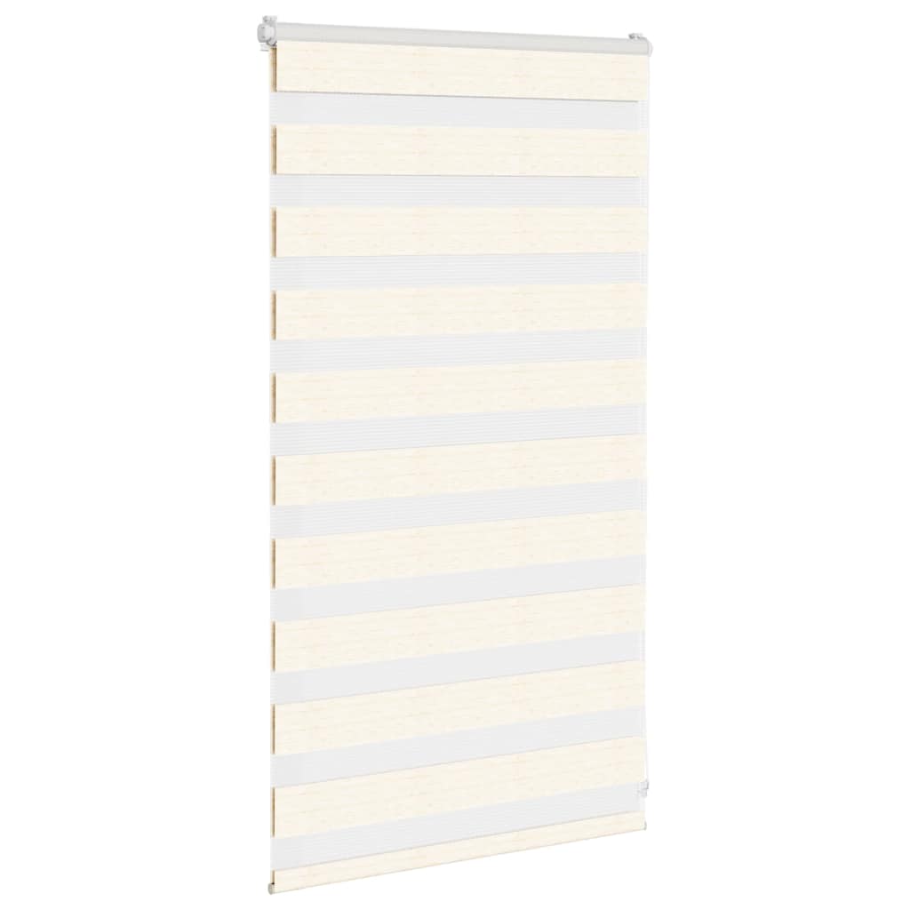 Doppelrollo Marmorbeige 80x100 cm Stoffbreite 75,9 cm Polyester