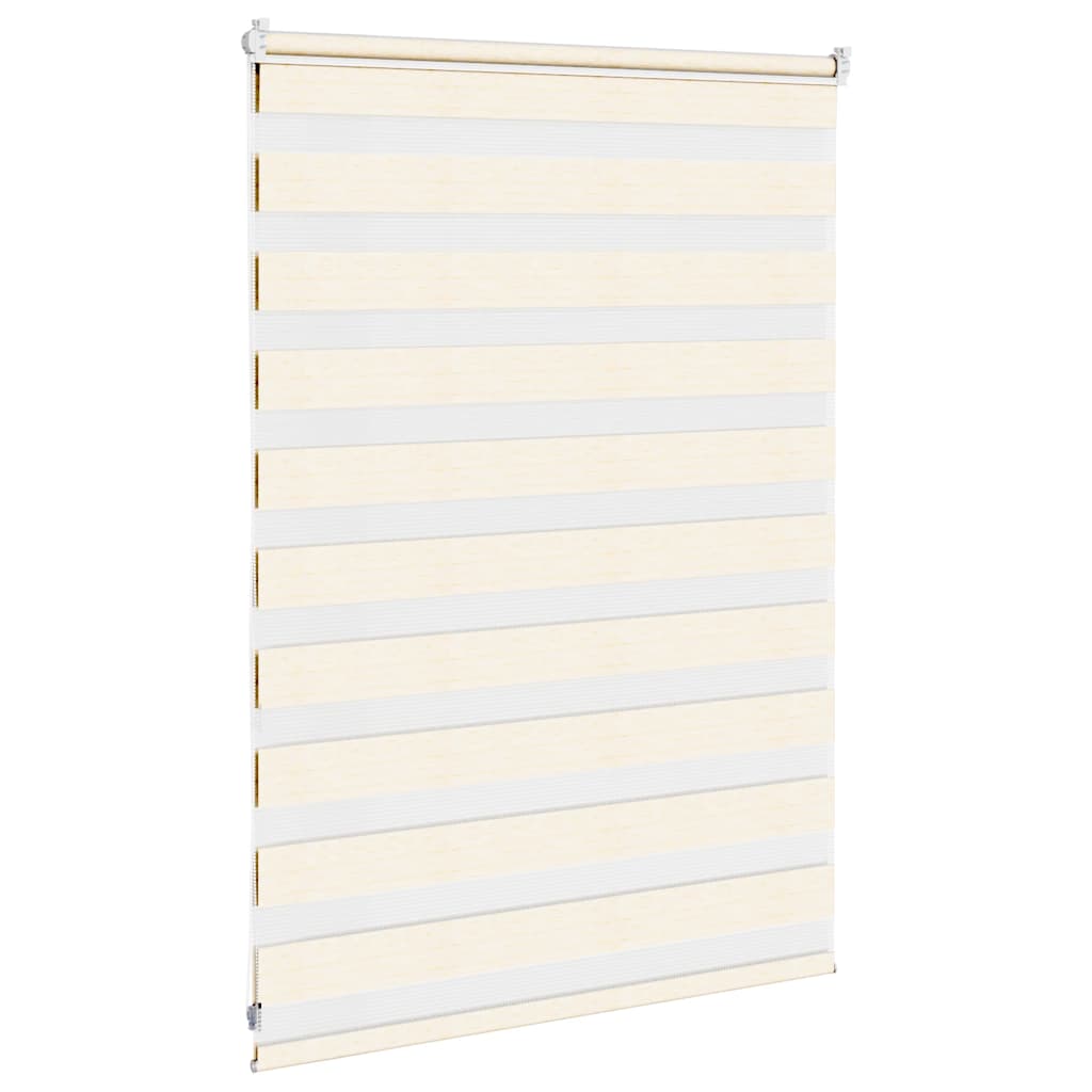Doppelrollo Marmorbeige 100x100 cm Stoffbreite 95,9 cm Polyester