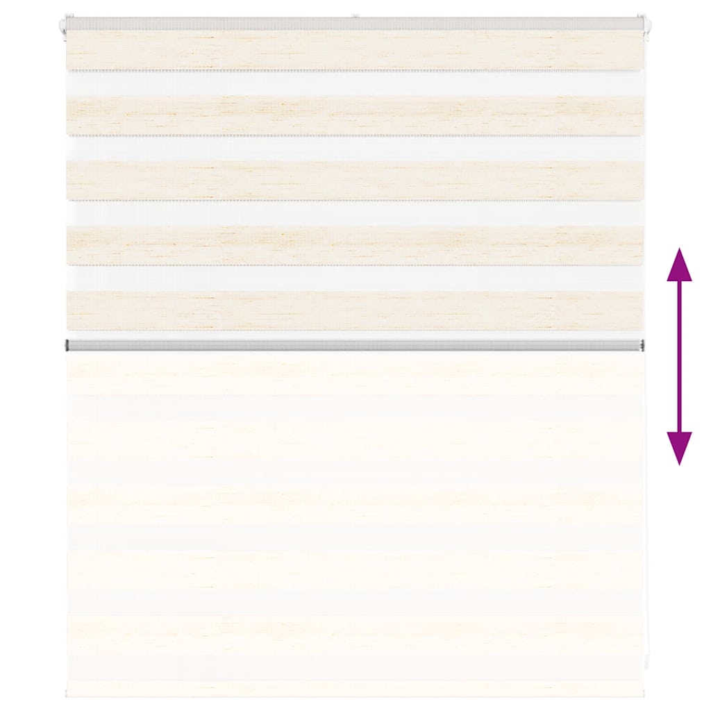 Store double en marbre beige 120x100cm Largeur du tissu 115,9 cm Polyester