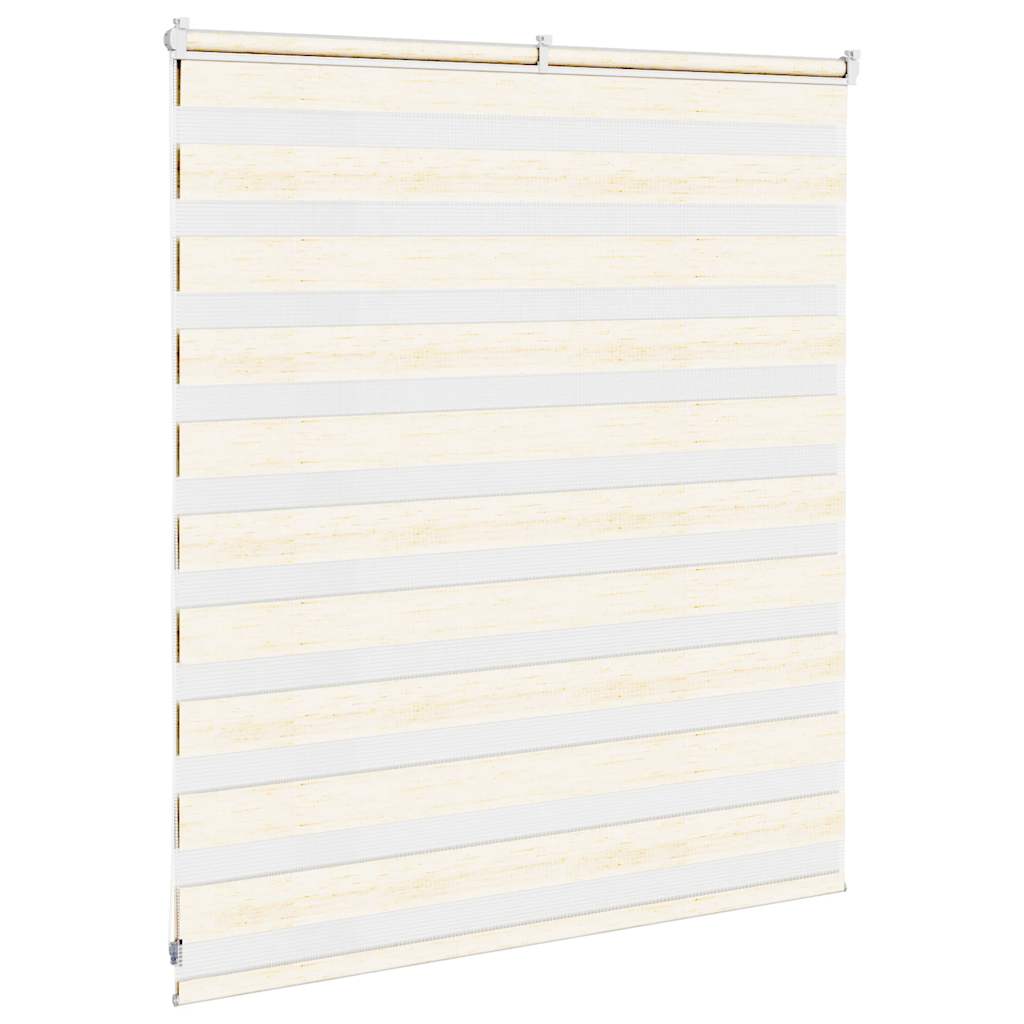 Store double en beige marbré 130x100cm largeur du tissu 125,9 cm polyester