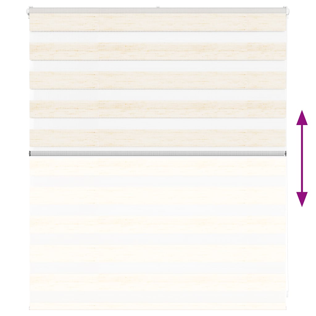 Store double en beige marbré 130x100cm largeur du tissu 125,9 cm polyester