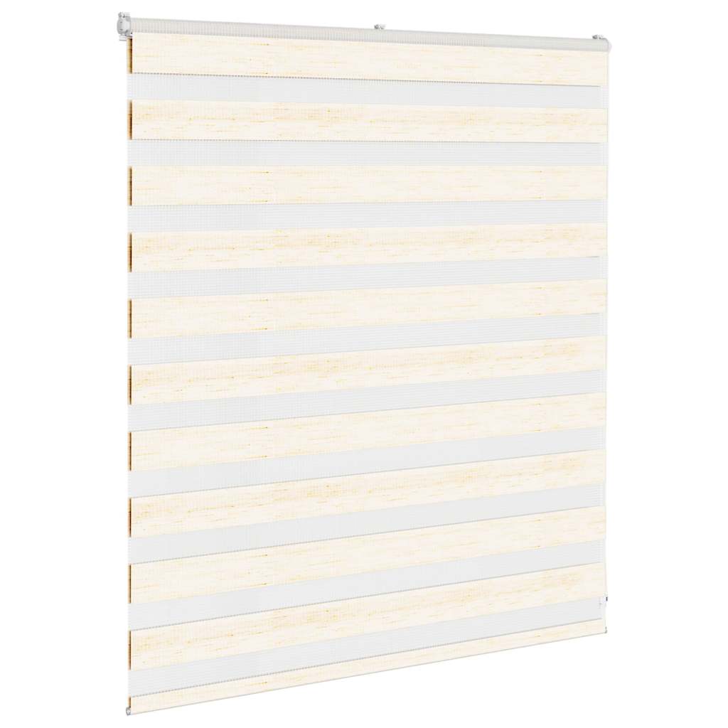 Store enrouleur double beige marbré 135x100cm Largeur de tissu 130,9 cm Polyester